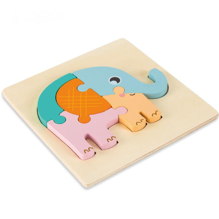 Macaroon Three-dimensional Puzzle Wooden Puzzle Toy