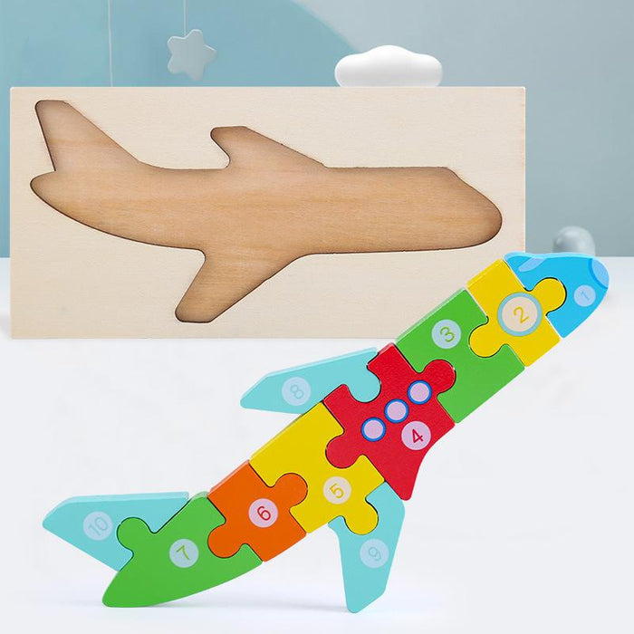 Children's Wooden 3D Puzzle Puzzle Toy