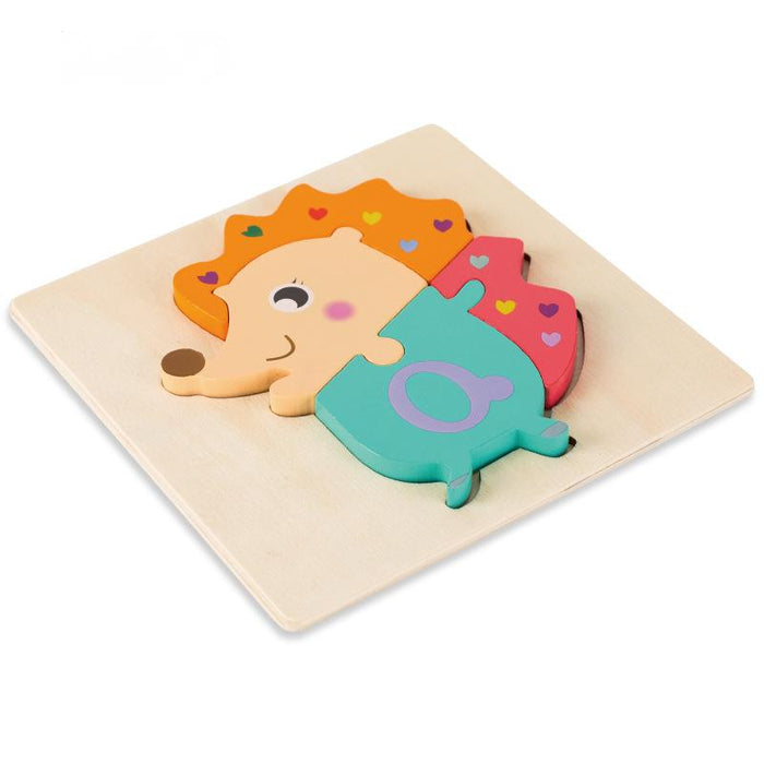 Macaroon Three-dimensional Puzzle Wooden Puzzle Toy