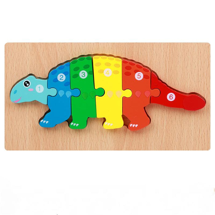 Children's 3d Wooden Stereo Puzzle Toy